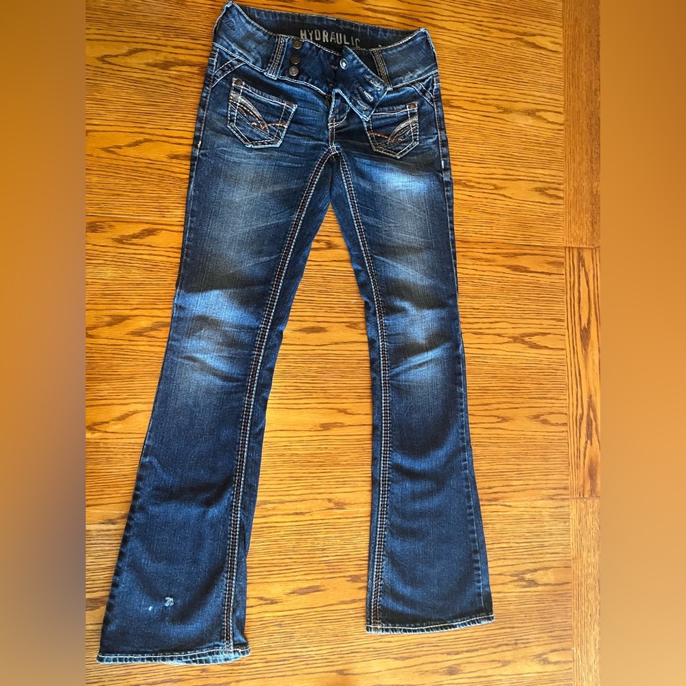 Hydraulic Metro Low Rise, Boot-Flare Jeans